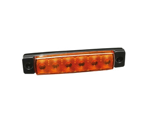 ΦΩΣ ΟΓΚΟΥ 9>32V 6 LED ΠΟΡΤΟΚΑΛΙ ΧΡΩΜΑ 95,6x19,8mm ΜΕ ΕΓΚΡΙΣΗ ΤΥΠΟΥ E148 LAMPA -  20 Τεμ.