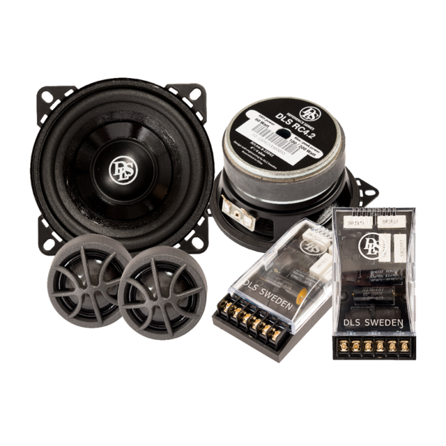 Διαιρούμενα ηχεία αυτοκινήτου 4" (100mm) 60W DLS Reference RC4.2