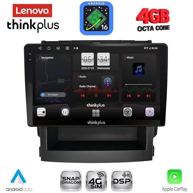 LENOVO LTG 7664_CPA (9inc) MULTIMEDIA TABLET for SUBARU FORESTER - IMPREZA mod. 2019-2025