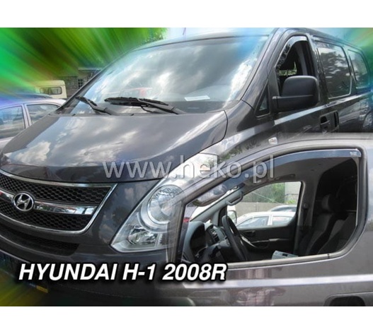 ΑΝΕΜΟΘΡΑΥΣΤΕΣ ΓΙΑ HYUNDAI H1 STAREX 4WD 4D 2007-2021 ΖΕΥΓΑΡΙ ΑΠΟ ΕΥΚΑΜΠΤΟ ΦΙΜΕ ΠΛΑΣΤΙΚΟ HEKO - 2 ΤΕΜ.