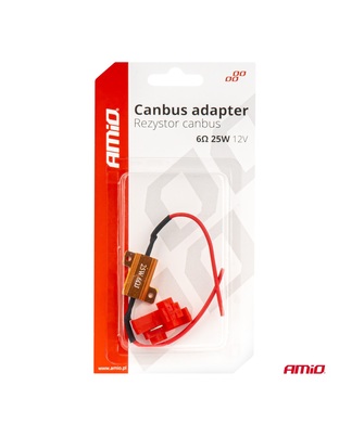 Amio - CANBUS Αντίσταση 6Ω 25W για LED Λάμπες – Anti Error - 1 τεμ. (04092/AM)