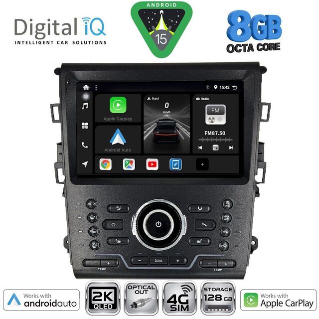 DIGITAL IQ BXK 20164_CPAA CLIMA (9inc) MULTIMEDIA TABLET for FORD MONDEO mod. 2014-2023