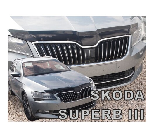 ΑΝΕΜΟΘΡΑΥΣΤΗΣ ΚΑΠΩ ΑΥΤΟΚΙΝΗΤΟΥ ΓΙΑ SKODA SUPERB 3 2015+ ΑΠΟ ΕΥΚΑΜΠΤΟ ΦΙΜΕ ΠΛΑΣΤΙΚΟ HEKO - 1 ΤΕΜ.