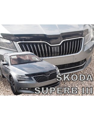 ΑΝΕΜΟΘΡΑΥΣΤΗΣ ΚΑΠΩ ΑΥΤΟΚΙΝΗΤΟΥ ΓΙΑ SKODA SUPERB 3 2015+ ΑΠΟ ΕΥΚΑΜΠΤΟ ΦΙΜΕ ΠΛΑΣΤΙΚΟ HEKO - 1 ΤΕΜ.