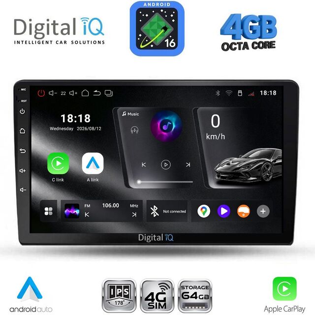 DIGITAL IQ RTG 6155_CPA (10inc) MULTIMEDIA TABLET for FORD FIESTA mod. 2018-2025