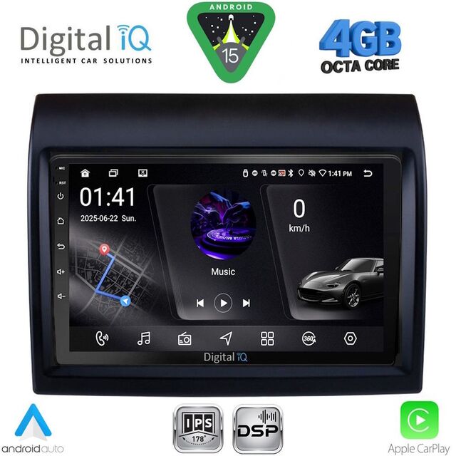 DIGITAL IQ RSG 6141_CPA (9inc) MULTIMEDIA TABLET for FIAT DUCATO – CITROEN JUMPER – PEUGEOT BOXER mod. 2011-2021