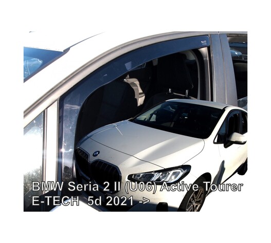 ΑΝΕΜΟΘΡΑΥΣΤΕΣ ΓΙΑ BMW 2 ACTIVE TOURER (U06) 5D 2021+  ΣΕΤ ΑΥΤΟΚΙΝΗΤΟΥ ΑΠΟ ΕΥΚΑΜΠΤΟ ΦΙΜΕ ΠΛΑΣΤΙΚΟ HEKO - 4 ΤΕΜ.