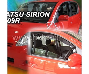 ΑΝΕΜΟΘΡΑΥΣΤΕΣ ΓΙΑ DAIHATSU SIRION 5D 2005-2010 ΖΕΥΓΑΡΙ ΑΠΟ ΕΥΚΑΜΠΤΟ ΦΙΜΕ ΠΛΑΣΤΙΚΟ HEKO - 2 ΤΕΜ.