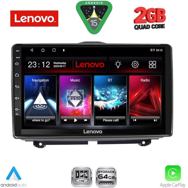 LENOVO LVD 2338_CPA (9inc) MULTIMEDIA TABLET for LADA GRANTA mod. 2012-2026