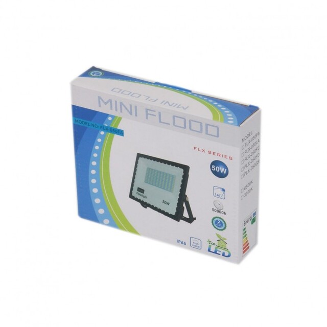 ΠΡΟΒΟΛΕΑΣ ecoLED 50W 4500lumen GE-FLX-050LB
