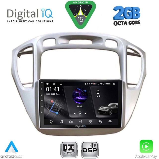 DIGITAL IQ RSF 4718_CPA (9inc) MULTIMEDIA TABLET for TOYOTA HIGHLANDER mod. 2002-2009