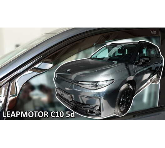 Heko - Ανεμοθραύστες Παραθύρων Για Leapmotor C10 2024 > 5πορτο υλικό Acrylic Χρώμα Φιμέ - 2 τεμ. (ΑΝΕΜ.29121)