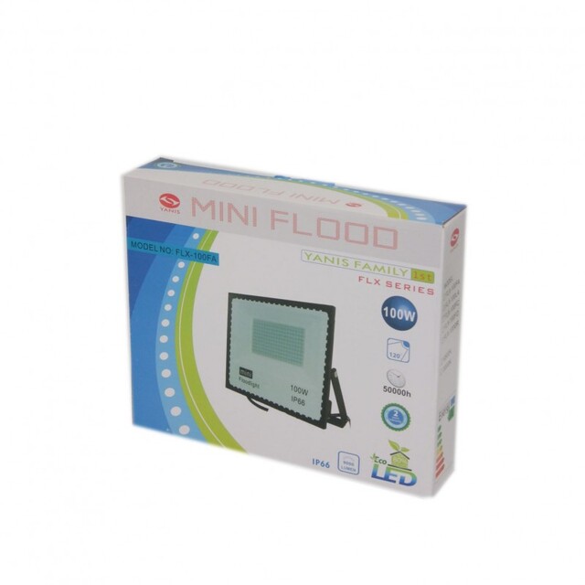 ΠΡΟΒΟΛΕΑΣ ecoLED 100W 9000lumen GE-FLX-100LA