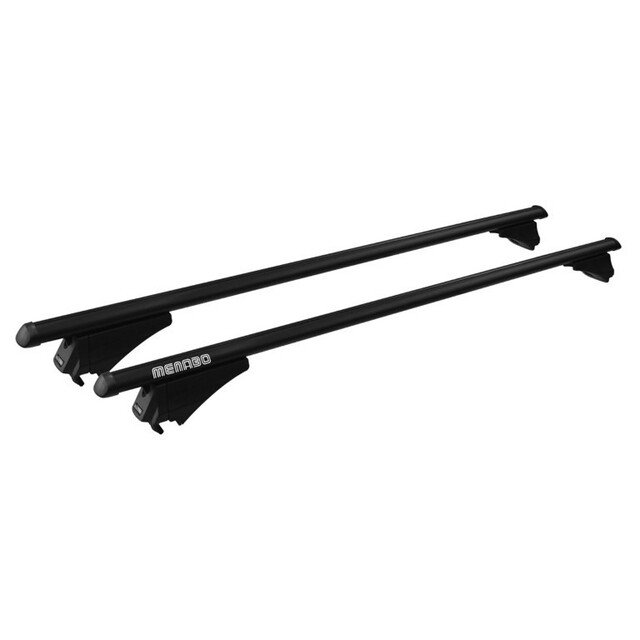 Menabo - Μπάρες Οροφής Αλουμινίου Tiger Black 118.5 cm Μαύρο για Aiways U5 12/2019 > 06/2023 5πορτο SUV με Flush Rails - 2 τεμ. (8590/MB)