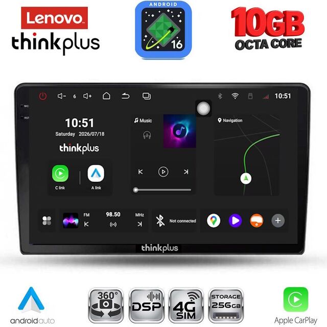 LENOVO LTM 11301_CPA (9inc) MULTIMEDIA TABLET for KIA CEED mod. 2009-2012