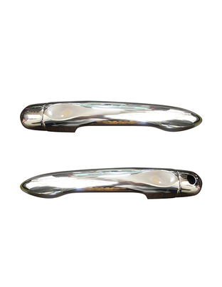 ΧΕΡΟΥΛΙΑ ΠΟΡΤΑΣ ΓΙΑ RENAULT MEGANE HB 3D /COUPE /CC 04-10  ΧΡΩΜΙΟ ΜΕΤΑΛΛΙΚΑ 2ΠΟΡΤΕΣ 2ΤΕΜ
