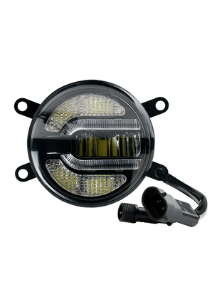 DRL ΚΑΙ ΦΩΣ ΟΜΙΧΛΗΣ 12V ΠΡΟΣΘΕΤΟ DAYTIME ΔΙΕΘΝΗ ΣΤΡΟΓΓΥΛΟ 90mm
