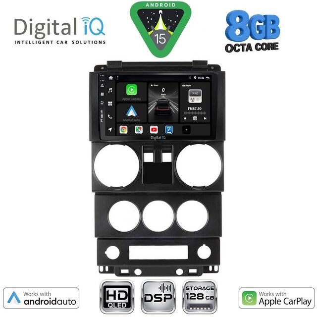 DIGITAL IQ BXF 18293_CPAA (9inc) MULTIMEDIA TABLET for JEEP WRANGLER  mod. 2006-2011