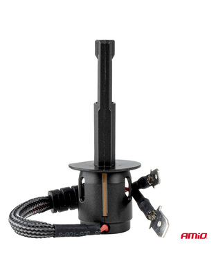 Amio - Λαμπτήρες LED F25 PRO Black Edition H1 68W 12-24V Full CAN Bus με Φωτεινότητα 7646lm σε Ψυχρό Λευκό 6000K για Επιβατικά Αυτοκίνητα & Φορτηγά - Σετ 2 τεμ. (04717/AM)