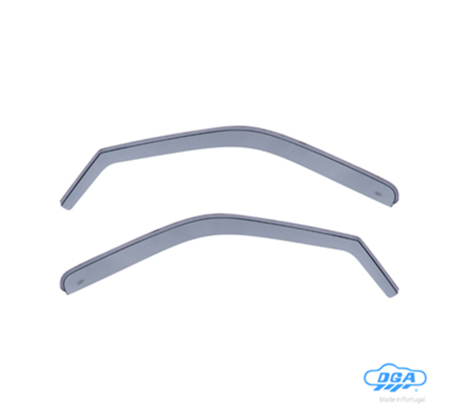 DGA - Ανεμοθραύστες Εμπρός Τύπου Φιμέ Για Ford Fiesta 1988-1995 5πορτο Υλικό Πλαστικό - 2 τεμ. (ANEM.DGA08007)