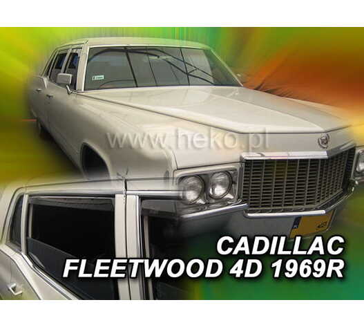 Heko – Ανεμοθραύστες Παραθύρων για Cadillac Fleetwood Sixty Special Sedan 4πορτο 09/1964 > 09/1970 (Εμπρός & Πίσω) – 4 Τεμ. (ANEM.SET10607)