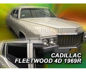 Heko – Ανεμοθραύστες Παραθύρων για Cadillac Fleetwood Sixty Special Sedan 4πορτο 09/1964 > 09/1970 (Εμπρός & Πίσω) – 4 Τεμ. (ANEM.SET10607)