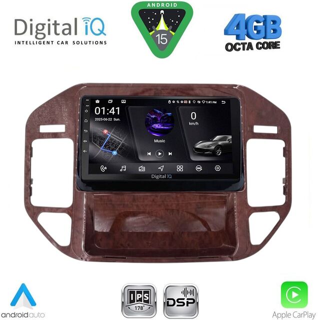 DIGITAL IQ RSG 6444W_CPA (9inc) MULTIMEDIA TABLET for MITSUBISHI PAJERO mod. 1999-2006