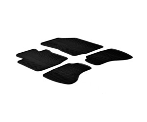 LAMPA - ΠΑΤΑΚΙΑ ΑΥΤΟΚΙΝΗΤΟΥ ΑΠΟ ΛΑΣΤΙΧΟ ΓΙΑ CITROEN C1 05/2005-05/2014 / PEUGEOT 107 05/2005-12/2014 / TOYOTA AYGO 05/2005-05/2014 ΣΕ ΜΑΥΡΟ ΧΡΩΜΑ ME ΚΟΥΜΠΩΜΑΤΑ - 4 ΤΕΜ.