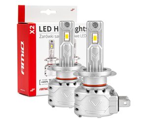 Amio - ΛΑΜΠΕΣ LED H7/H18 10-16V 72W 6.500K 7920lm CANBUS (ΑΝΕΜΙΣΤΗΡΑΚΙ) X2 SERIES - 2ΤΕΜ. (02973/AM)