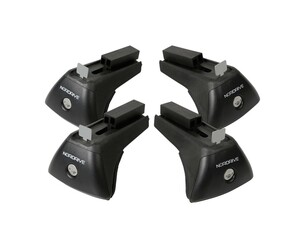 KIT ΑΚΡΑ (ΠΟΔΙΑ) RAIL-X ΓΙΑ ΑΛΟΥΜΙΝΙΟΥ ΜΠΑΡΕΣ QUADRA NORDRIVE ME FLUSH RAILING ME ΚΛΕΙΔΙ - 4 TEM.