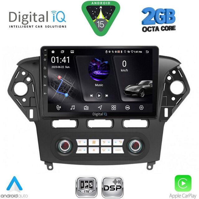 DIGITAL IQ RSF 4163_CPA CLIMA (10inc) MULTIMEDIA TABLET for FORD MONDEO mod. 2011-2013