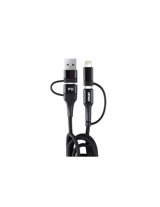 Amio - ΚΑΛΩΔΙΟ ΦΟΡΤΙΣΗΣ ΚΑΙ ΣΥΓΧΡΟΝΙΣΜΟΥ USB C/USB C iOs/USB A 100cm FullLINK UC-15 - 1 τεμ. (02547/AM)