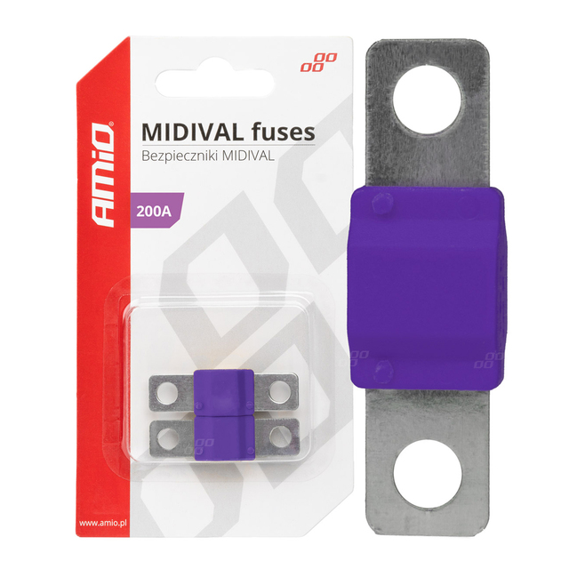 Amio - ΑΣΦΑΛΕΙΕΣ MIDIVAL 200A - 2 Τεμ. (03482/AM)