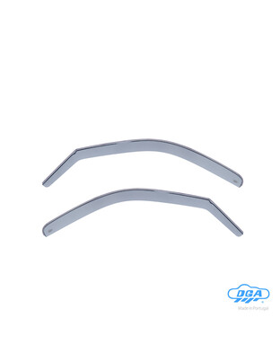 ΖΕΥΓΑΡΙ ΜΠΡΟΣΤΙΝΟΙ ΑΝΕΜΟΘΡΑΥΣΤΕΣ ΓΙΑ RENAULT KANGOO 3D 1997-2007 / NISSAN KUBISTAR 2D 1997-2008 ΑΠΟ ΕΥΚΑΜΠΤΟ ΧΥΤΟ ΑΚΡΥΛΙΚΟ ΓΥΑΛΙ  (CAST ACRYLIC GLASS) DGA - 2 ΤΕΜ.