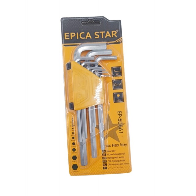 ΚΛΕΙΔΙΑ ALLEN ΣΕ ΣΧΗΜΑ L ΣΕΤ 9ΤΜΧ EPICA STAR EP-50661