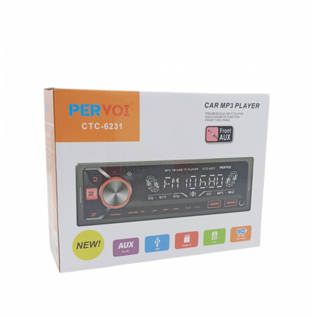 PERVOI ΗΧΟΣΥΣΤΗΜΑ ΑΥΤΟΚΙΝΗΤΟΥ UNIVERSAL 1DIN CTC-6231