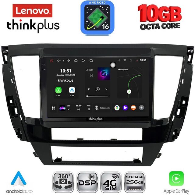 LENOVO LTM 11447S_CPA (9inc) MULTIMEDIA TABLET for MITSUBISHI PAJERO SPORT mod. 2020-2026