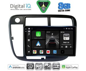 DIGITAL IQ BXK 20186_CPAA CLIMA (9inc) MULTIMEDIA TABLET for HONDA CIVIC mod. 1995-2001