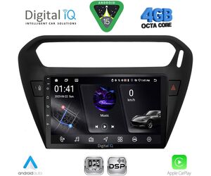 DIGITAL IQ RSG 6511BL_CPA (9inc) MULTIMEDIA TABLET for CITROEN ELYSEE – PEUGEOT 301 mod. 2013-2026 (BLACK)