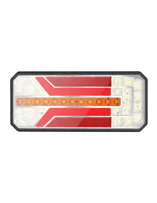 Amio - ΦΑΝΑΡΙ ΑΡΙΣΤΕΡΟ RCL-01-L 10-30V LED 236x104x40mm ΜΕ ΚΑΛΩΔΙΟ 1ΤΕΜ (02472/AM)