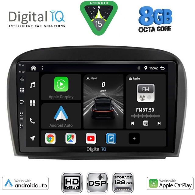 DIGITAL IQ BXF 7427_CPAA (9inc) MULTIMEDIA TABLET for MERCEDES SL (R230) FACELIFT mod. 2006-2012
