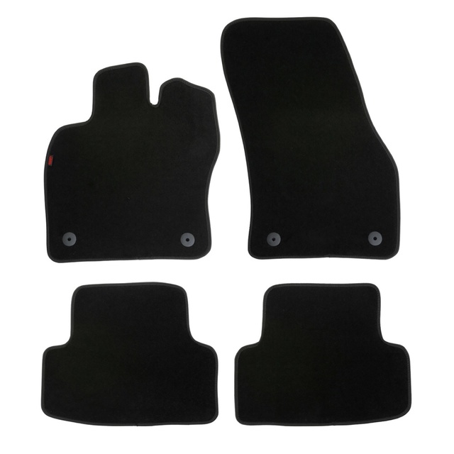ΠΑΤΑΚΙΑ EXECUTIVE ΜΟΚΕΤΑ ΓΙΑ SEAT ATECA 5D 07/2016+ ΣΕ ΜΑΥΡΟ ΧΡΩΜΑ ME ΚΟΥΜΠΩΜΑΤΑ LAMPA - 4 ΤΕΜ.