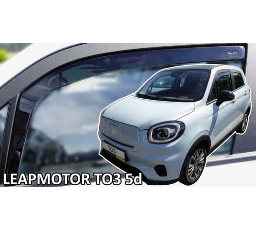 Heko - Ανεμοθραύστες Παραθύρων Για Leapmotor T03 2020 > 5πορτο υλικό Acrylic Χρώμα Φιμέ - 2 τεμ. (ΑΝΕΜ.29119)