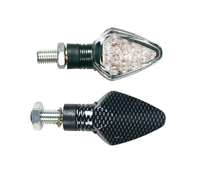 ΦΛΑΣ MOTO PENTA 12V LED 67x35mm CARBON 2 ΤΕΜ.