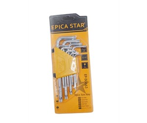 ΚΛΕΙΔΙΑ TORX ΣΕ ΣΧΗΜΑ L ΣΕΤ 9ΤΜΧ EPICA STAR EP-50663