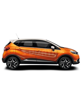 TRIM ΠΑΡΑΘΥΡΩΝ 4ΤΕΜ ΑΝΟΞ.ΑΤΣΑΛΙ ΧΡΩΜΙΟ ΓΙΑ RENAULT CAPTUR SUV 2013+