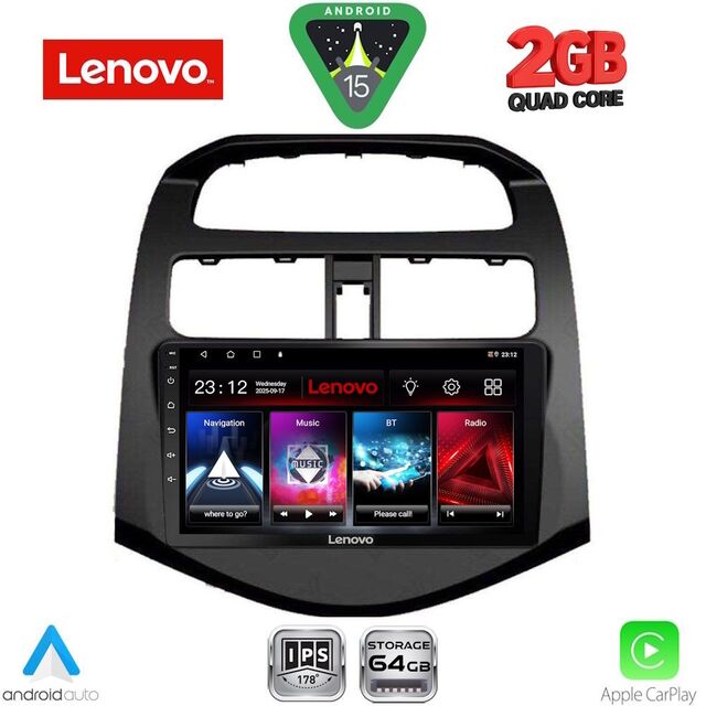 LENOVO LVD 2078A_CPA (9inc) MULTIMEDIA TABLET for CHEVROLET SPARK mod. 2009-2015