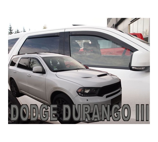 ΑΝΕΜΟΘΡΑΥΣΤΕΣ ΓΙΑ DODGE DURANGO 5D 2011+ ΣΕΤ ΑΥΤΟΚΙΝΗΤΟΥ ΑΠΟ ΕΥΚΑΜΠΤΟ ΦΙΜΕ ΠΛΑΣΤΙΚΟ HEKO - 4 ΤΕΜ.