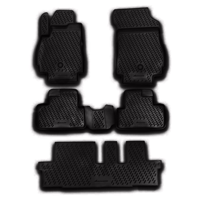 ΠΑΤΑΚΙΑ ΣΕ ΣΚΑΦΗ TPE ΛΑΣΤΙΧΟ ΓΙΑ CHEVROLET ORLANDO 5D 2011-2015  ΣΕ ΜΑΥΡΟ ΧΡΩΜΑ NOVLINE - 5 ΤΕΜ.