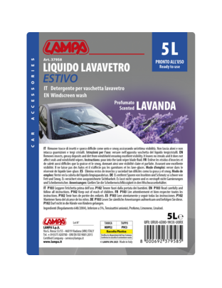 Lampa - Υγρό Υαλοκαθαριστήρων Summer Screen Wash άρωμα Λεβάντα διάσταση 5000ml - 1 τεμ. (L3795.8)